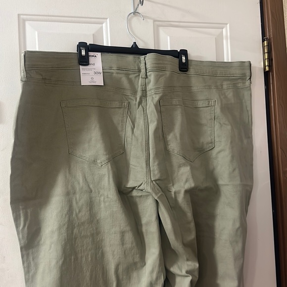 *FINAL* SONOMA GIRLFRIEND ANKLE JEANS: GREEN: NEW WITH TAGS: SIZE 30W - Picture 3 of 4
